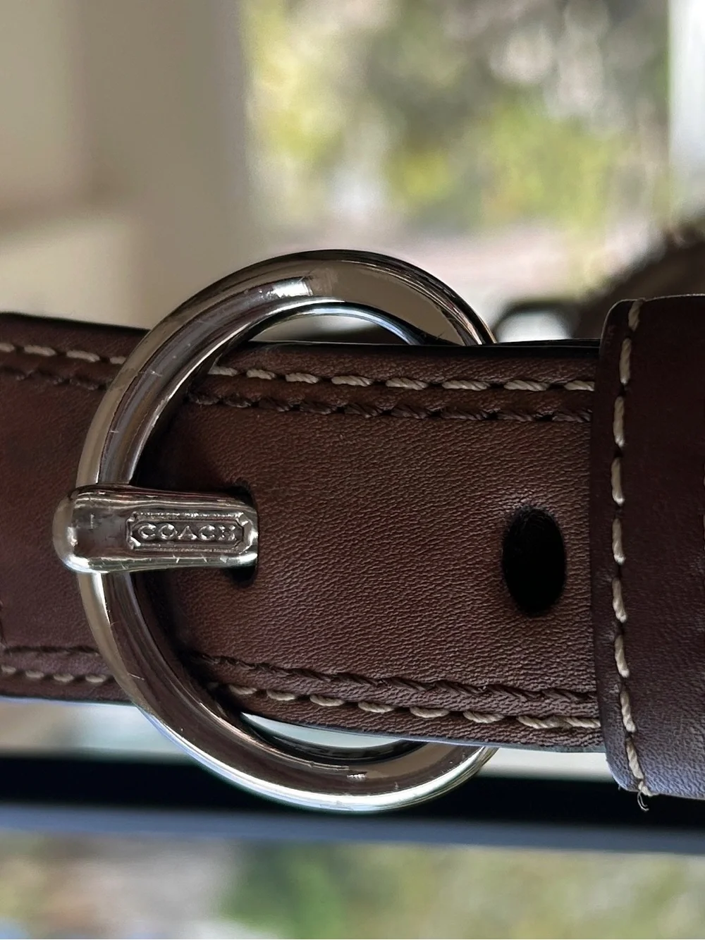 Coach Chelsea Signature Brown “C” Flap Bag Braided Handle Turn lock Y2K Vintage